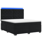 Boxspringbed met matras zwart 140x200 cm fluweel