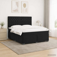 Boxspringbed met matras Zwart 140 x 200 cm Fluweel