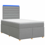 Boxspringbed 120x190 cm lichtgrijs