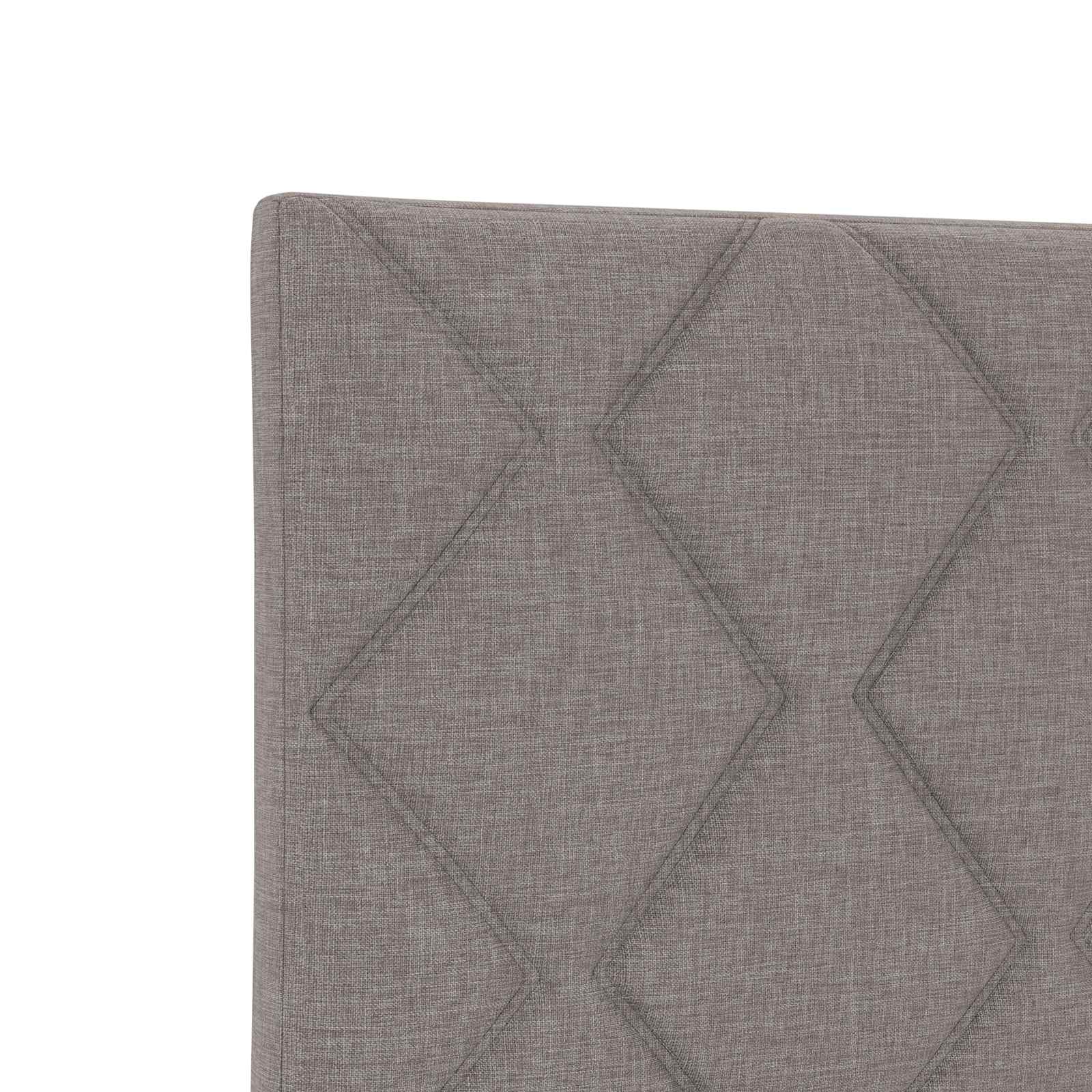 Boxspringbed met matras met hoofdeinde Taupe 160 x 200 cm Stof