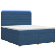 Boxspringbed 180x200 cm blauw
