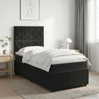Boxspringbed met opbergruimte 90x190 cm zwart