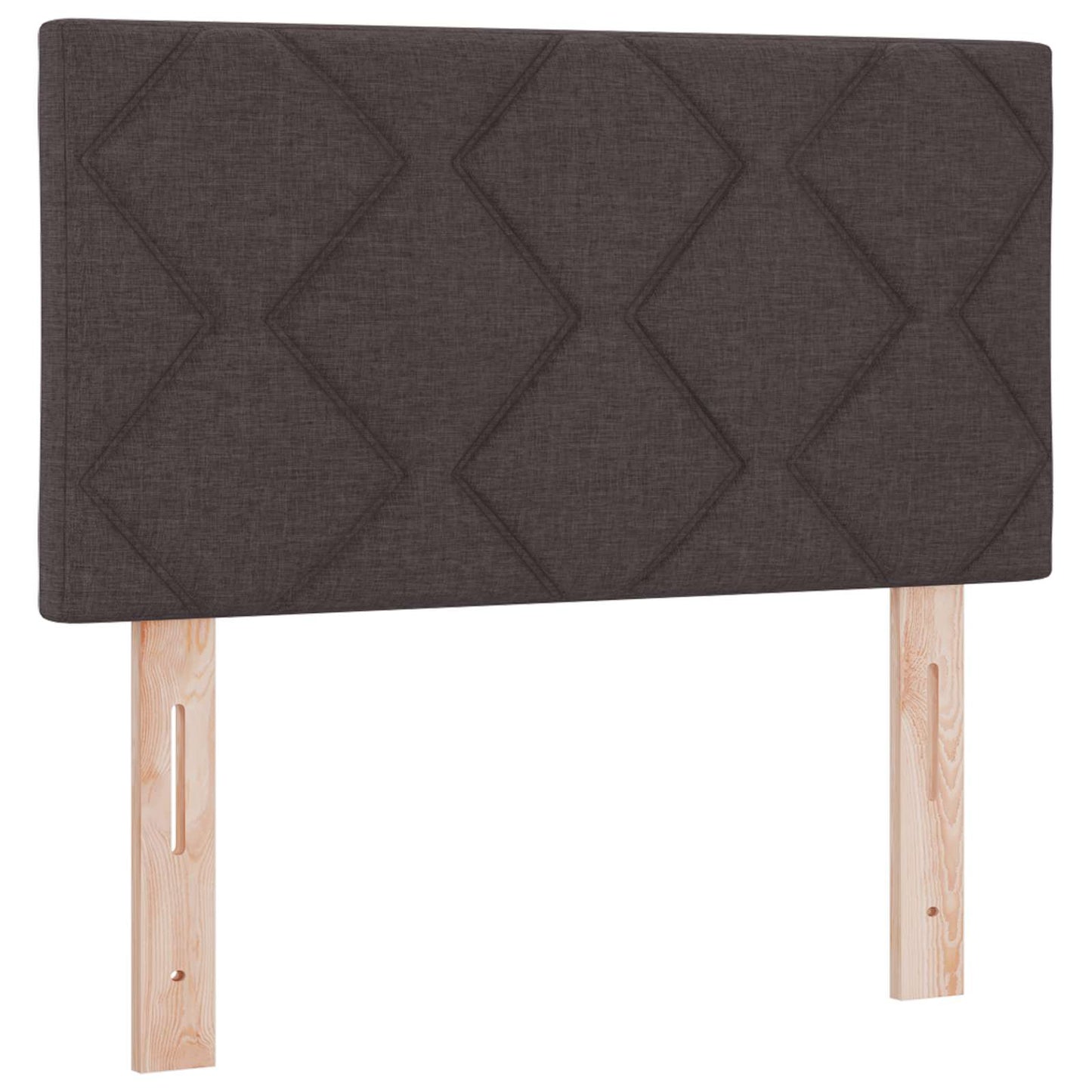 Ottoman bed met matras Donkerbruin 80 x 200 cm Stof