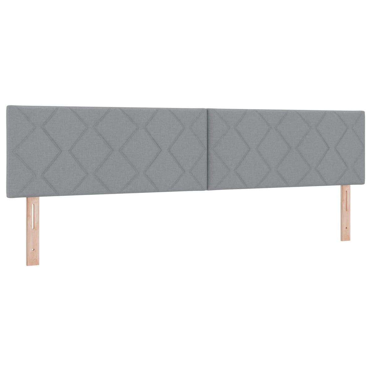 Ottoman bed met matras Lichtgrijs 200 x 200 cm Stof
