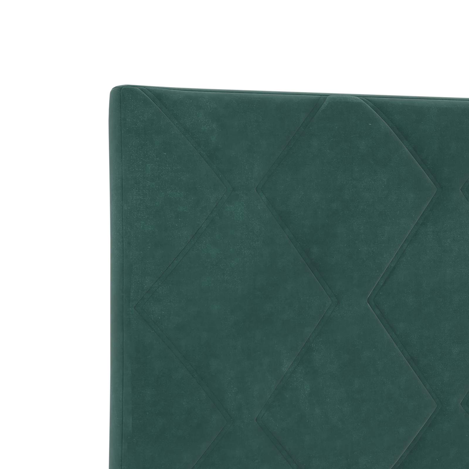 Ottoman Bed met Matrassen en LED Donkergroen 180 x 200 cm