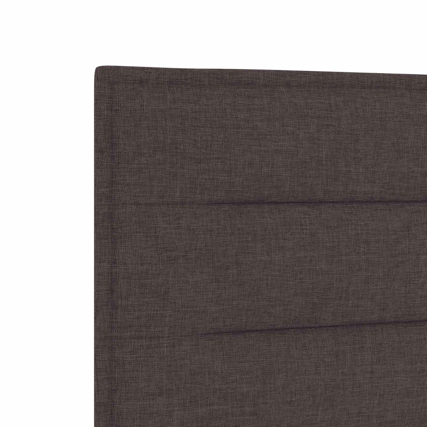 Ottoman bed met matras Donkerbruin 120 x 190 cm Stof