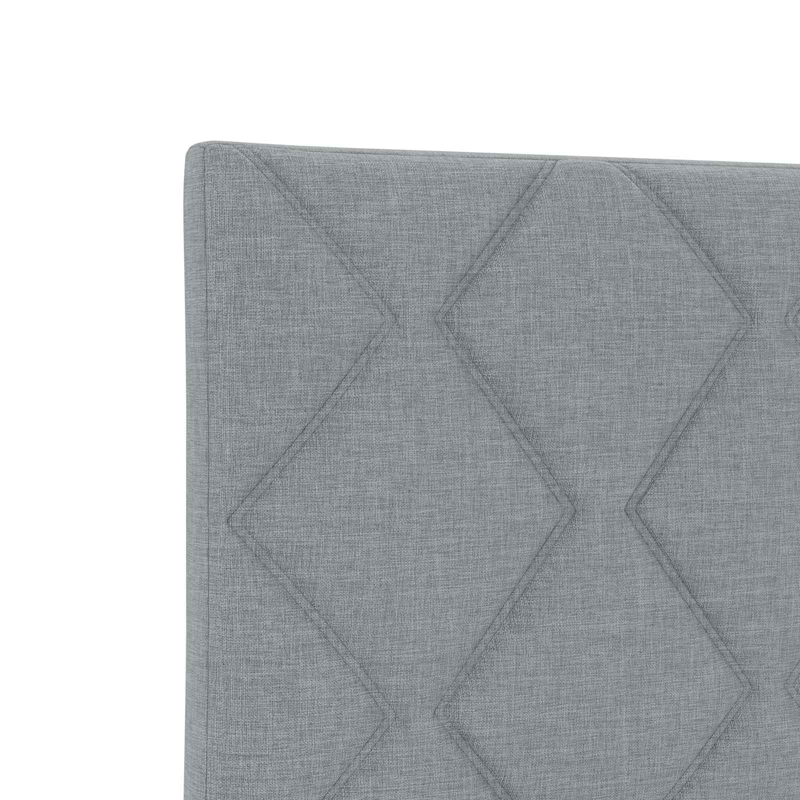 Ottoman bed met matras Lichtgrijs 160 x 200 cm Stof