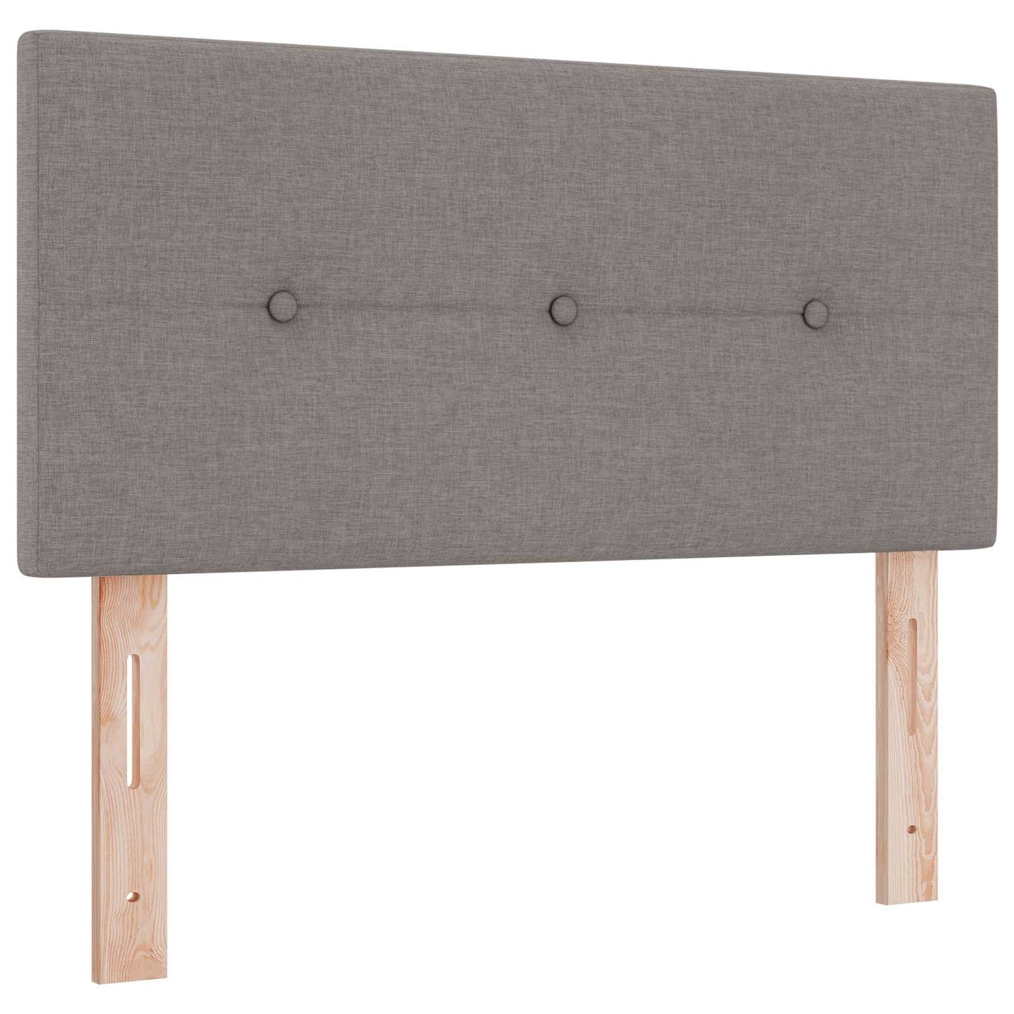 Ottoman Bed met Matrassen en LED Taupe 120 x 190 cm Stof