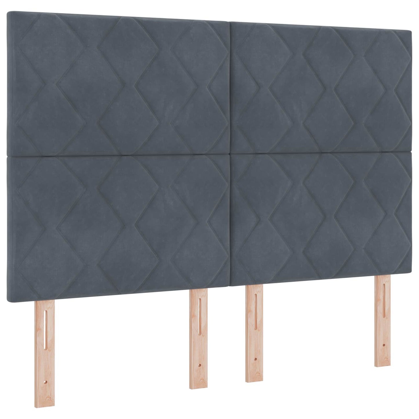Ottoman Bed met Matrassen en LED Donkergrijs 160 x 200 cm