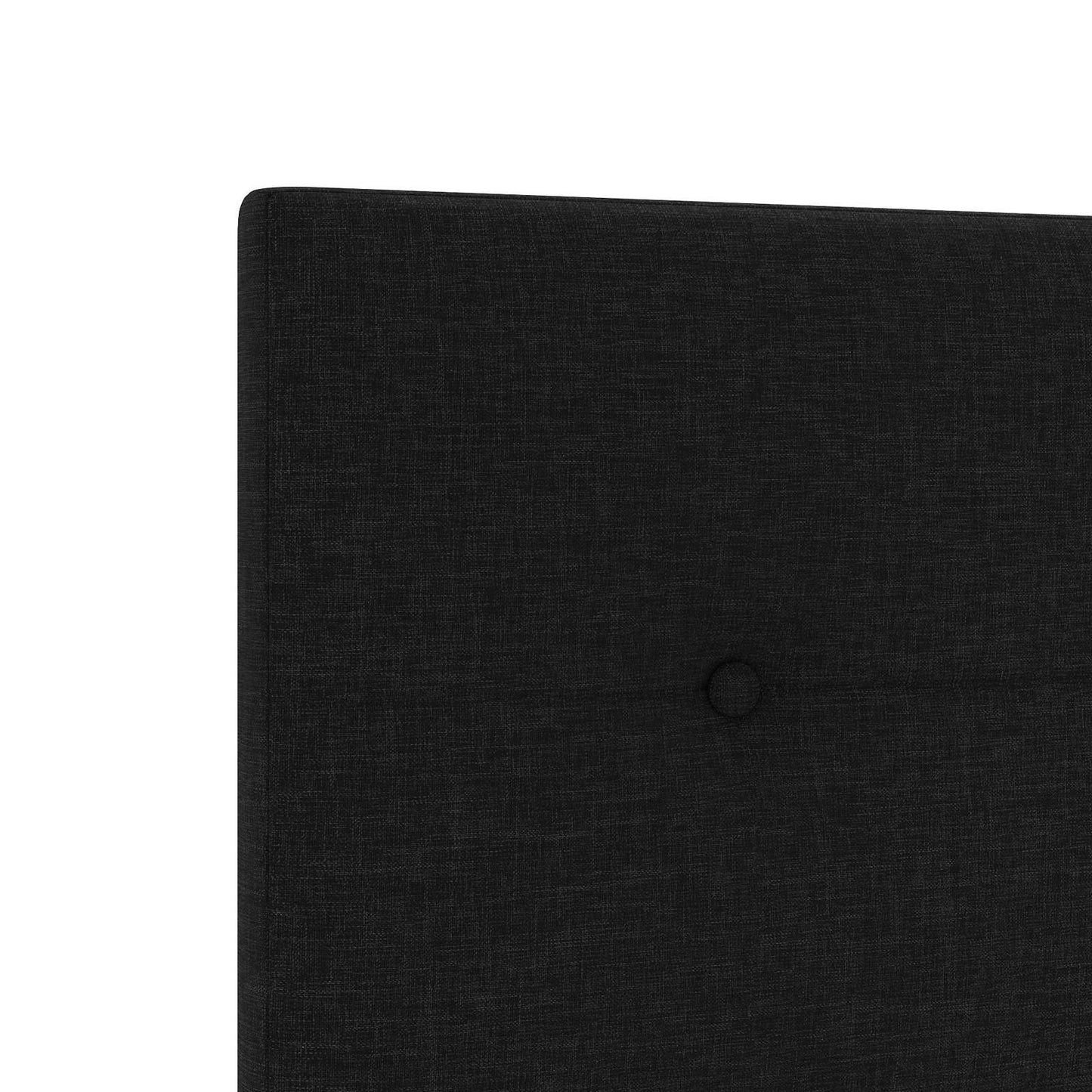 LED Opslagbed met Matras Zwart 140 x 190 cm Stof