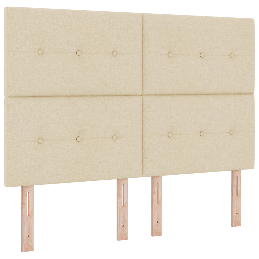 Opslag bed met matras met opslag Crèmekleurig 160 x 200 cm Stof