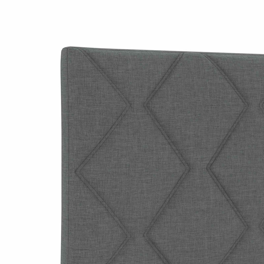 Opslag bed met matras met opslag Donkergrijs 140 x 200 cm Stof