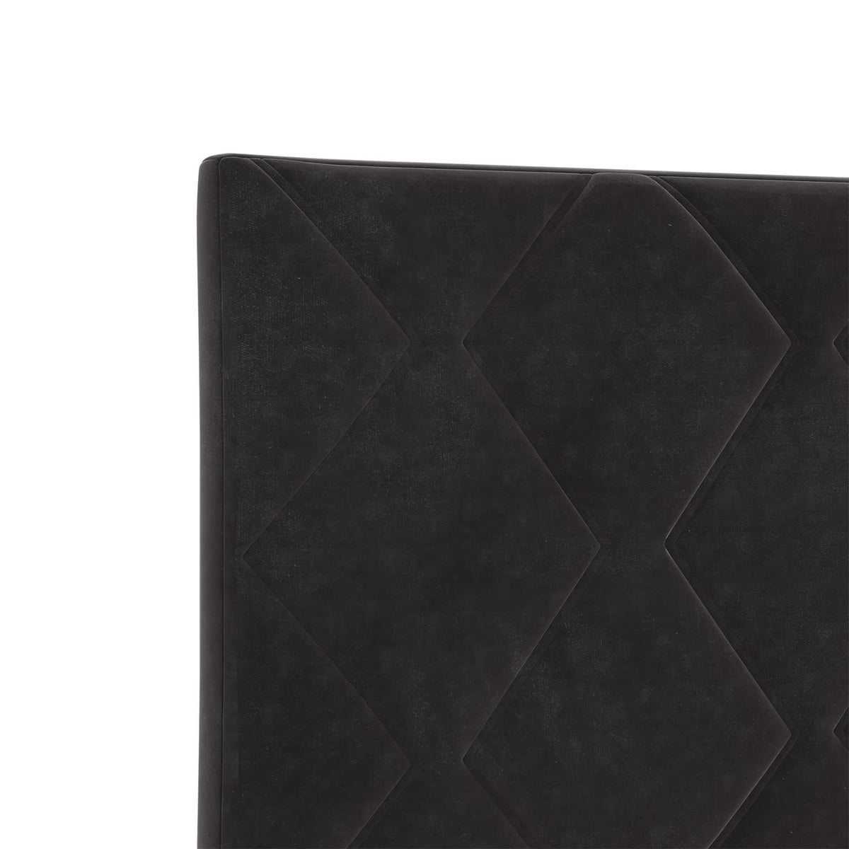 Opslag bed met matras met hoofdeinde Zwart 120 x 200 cm Fluweel