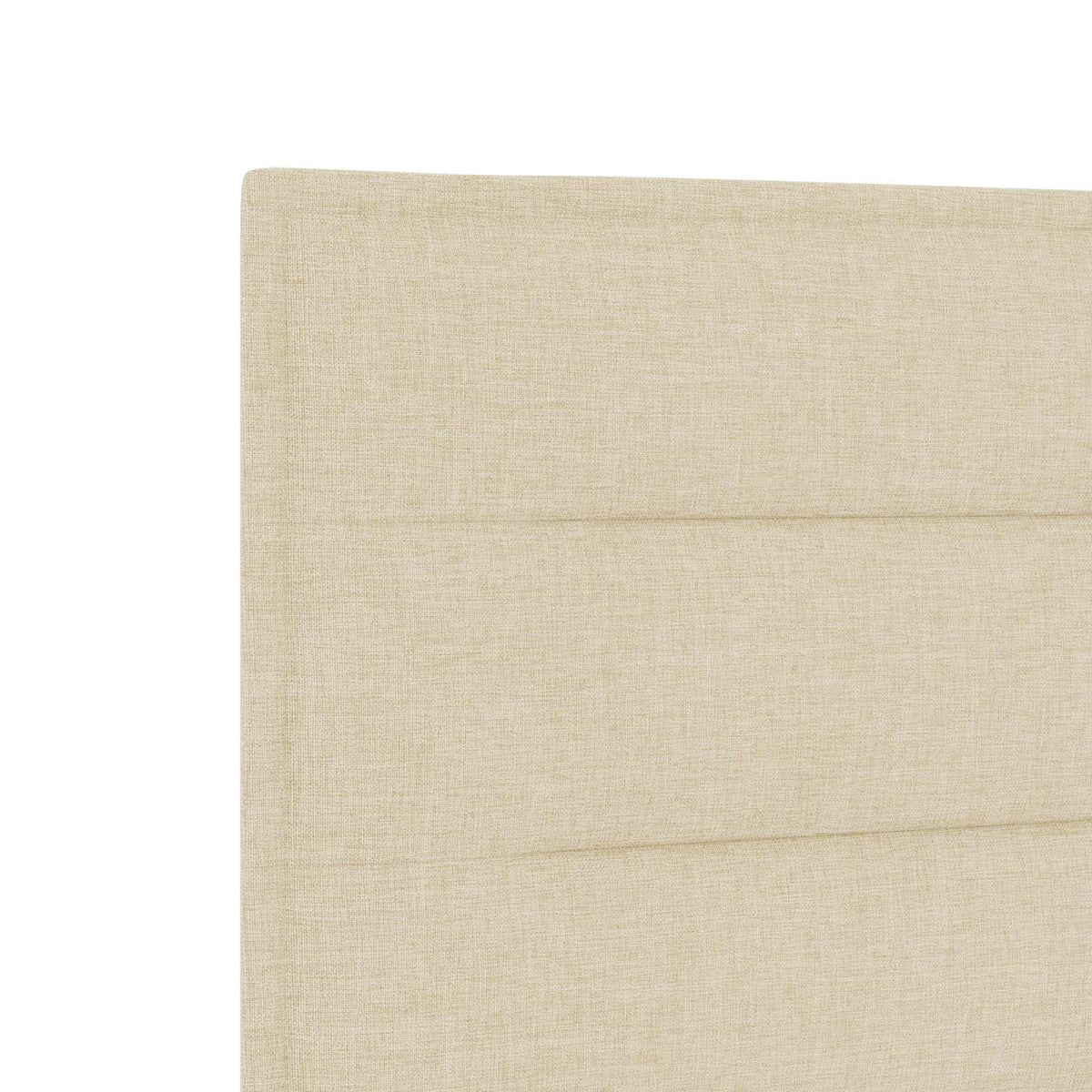 LED Opslagbed met Matras Crèmekleurig 180 x 200 cm Stof