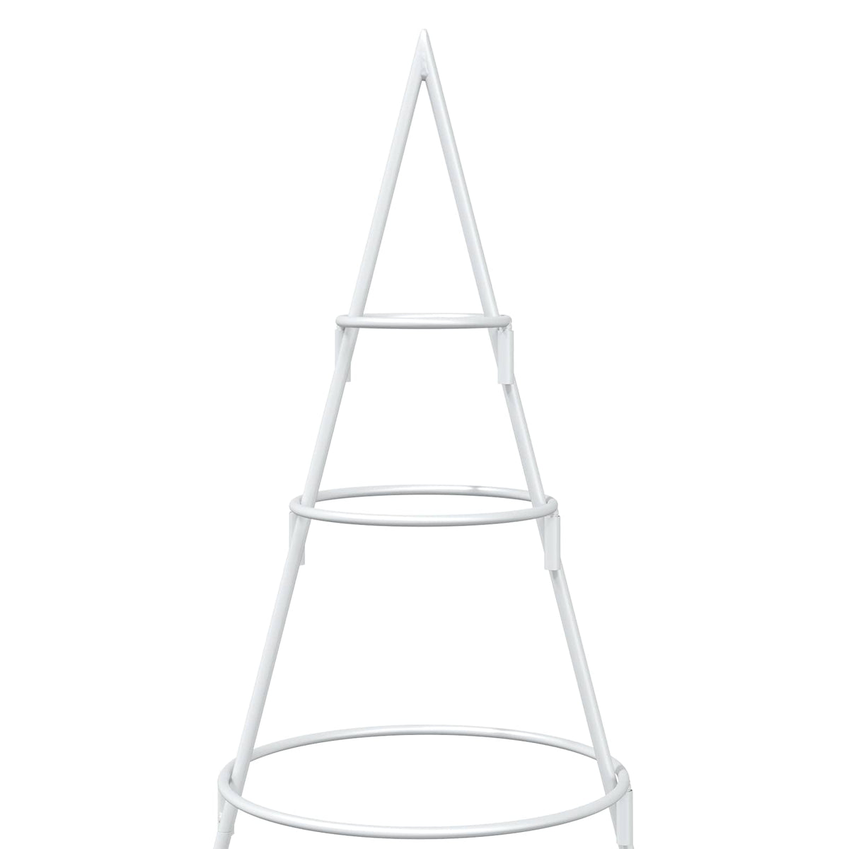 Metalen kerstboom met standaard KUOPIO 125 cm Staal Wit