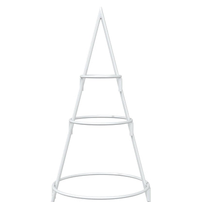 Metalen kerstboom met standaard KUOPIO 125 cm Staal Wit