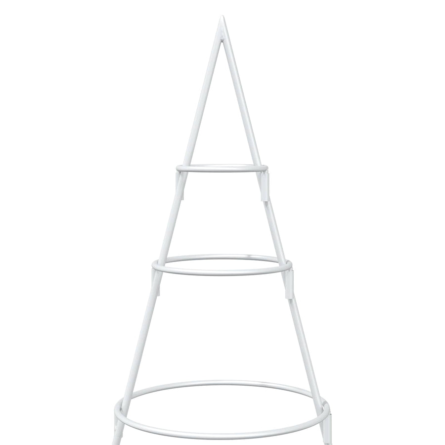 Metalen kerstboom met standaard KUOPIO 125 cm Staal Wit