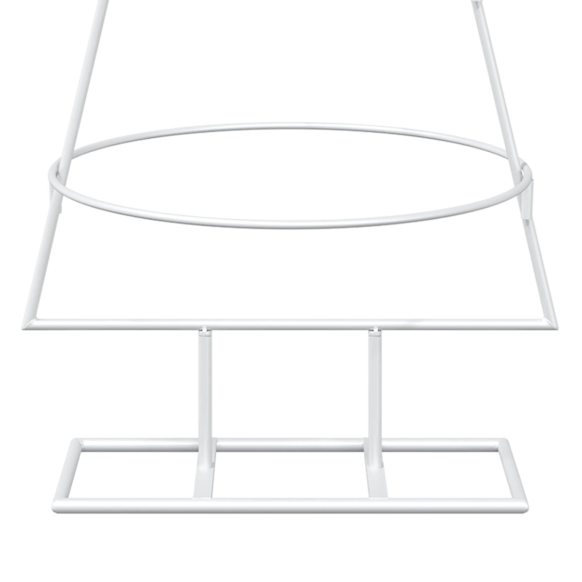 Metalen kerstboom met standaard KUOPIO 125 cm Staal Wit