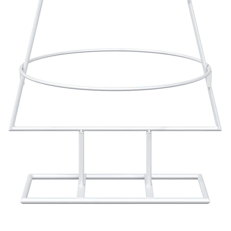 Metalen kerstboom met standaard KUOPIO 125 cm Staal Wit