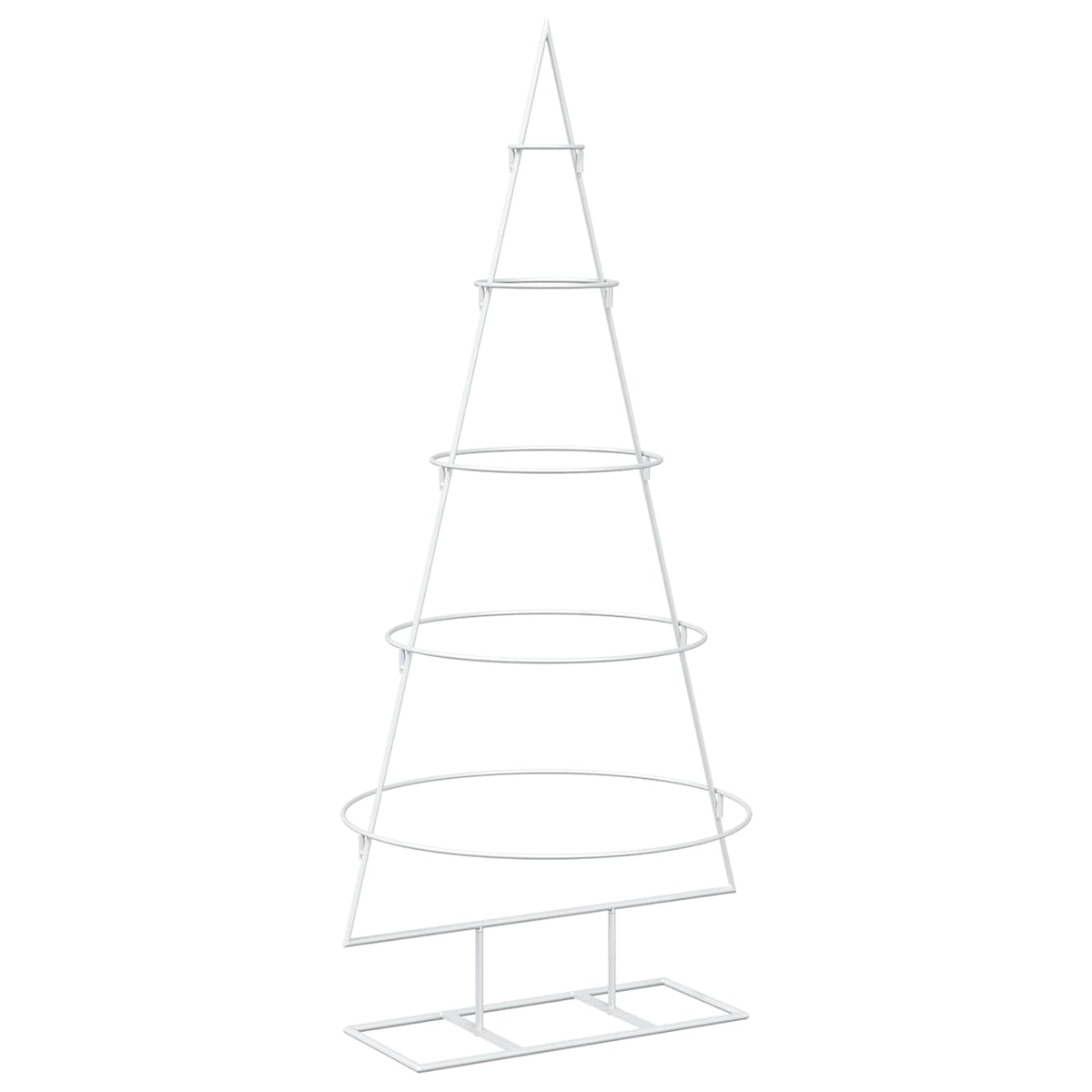 Metalen kerstboom met standaard KUOPIO 125 cm Staal Wit