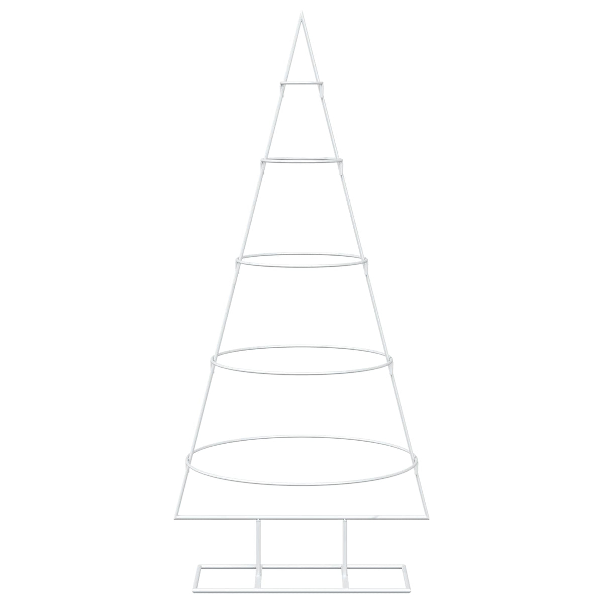 Metalen kerstboom met standaard KUOPIO 125 cm Staal Wit