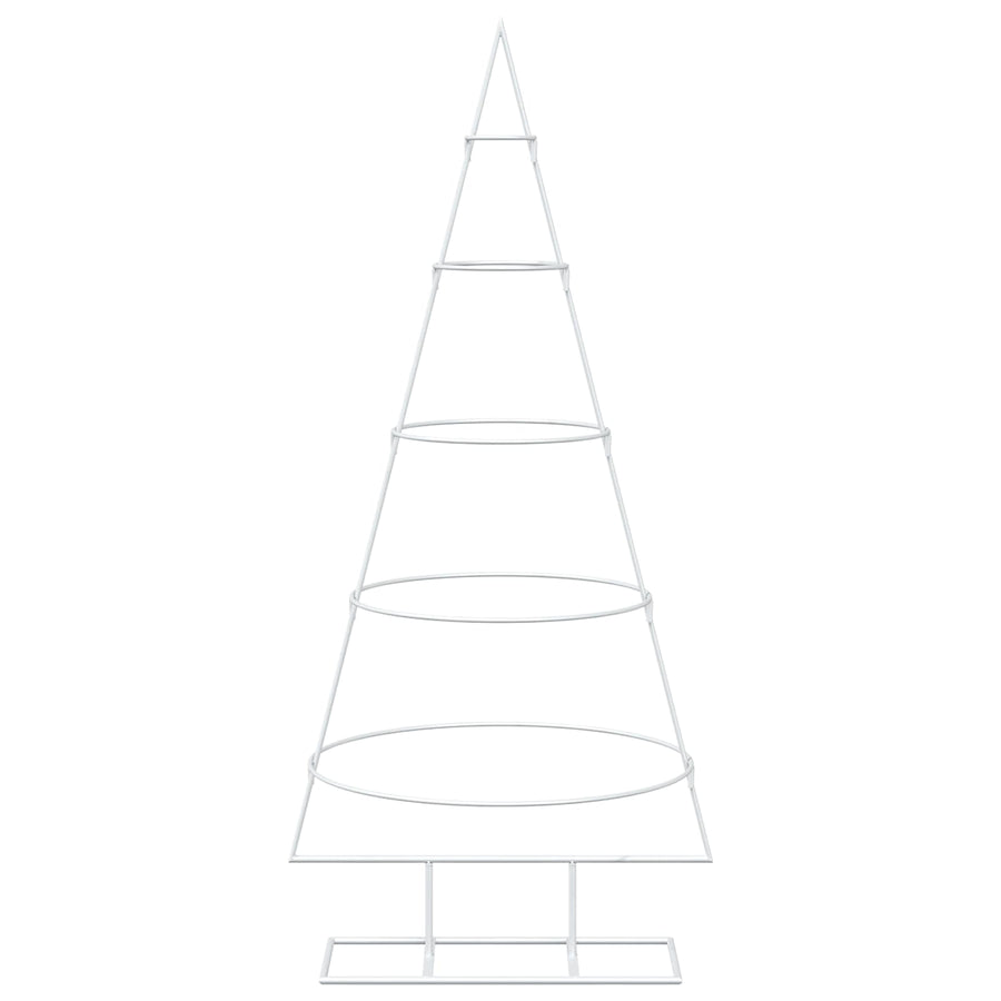 Metalen kerstboom met standaard KUOPIO 125 cm Staal Wit