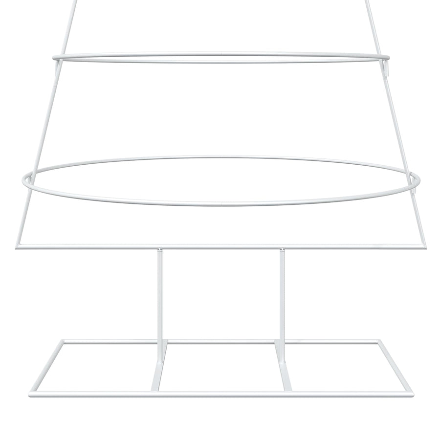 Metalen kerstboom met standaard KUOPIO 150 cm Staal Wit