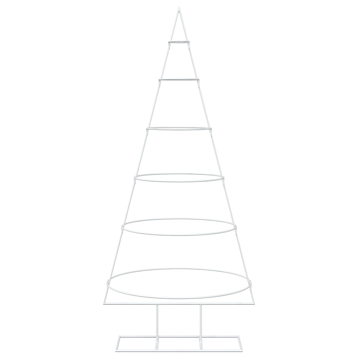 Metalen kerstboom met standaard KUOPIO 150 cm Staal Wit