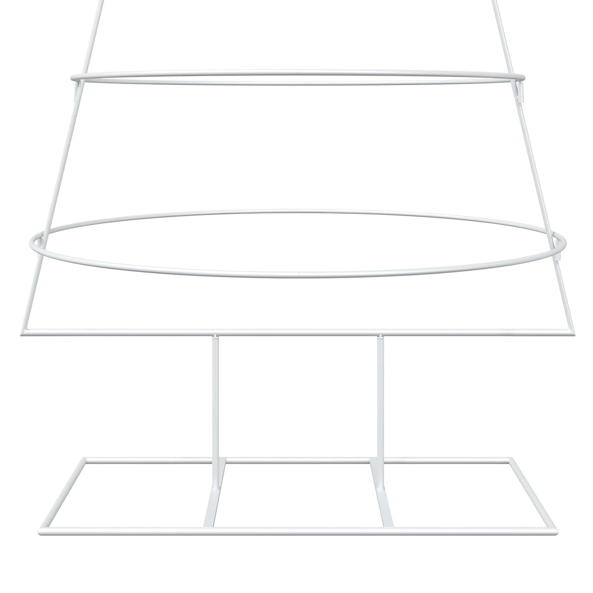 Metalen kerstboom met standaard KUOPIO 180 cm Staal Wit