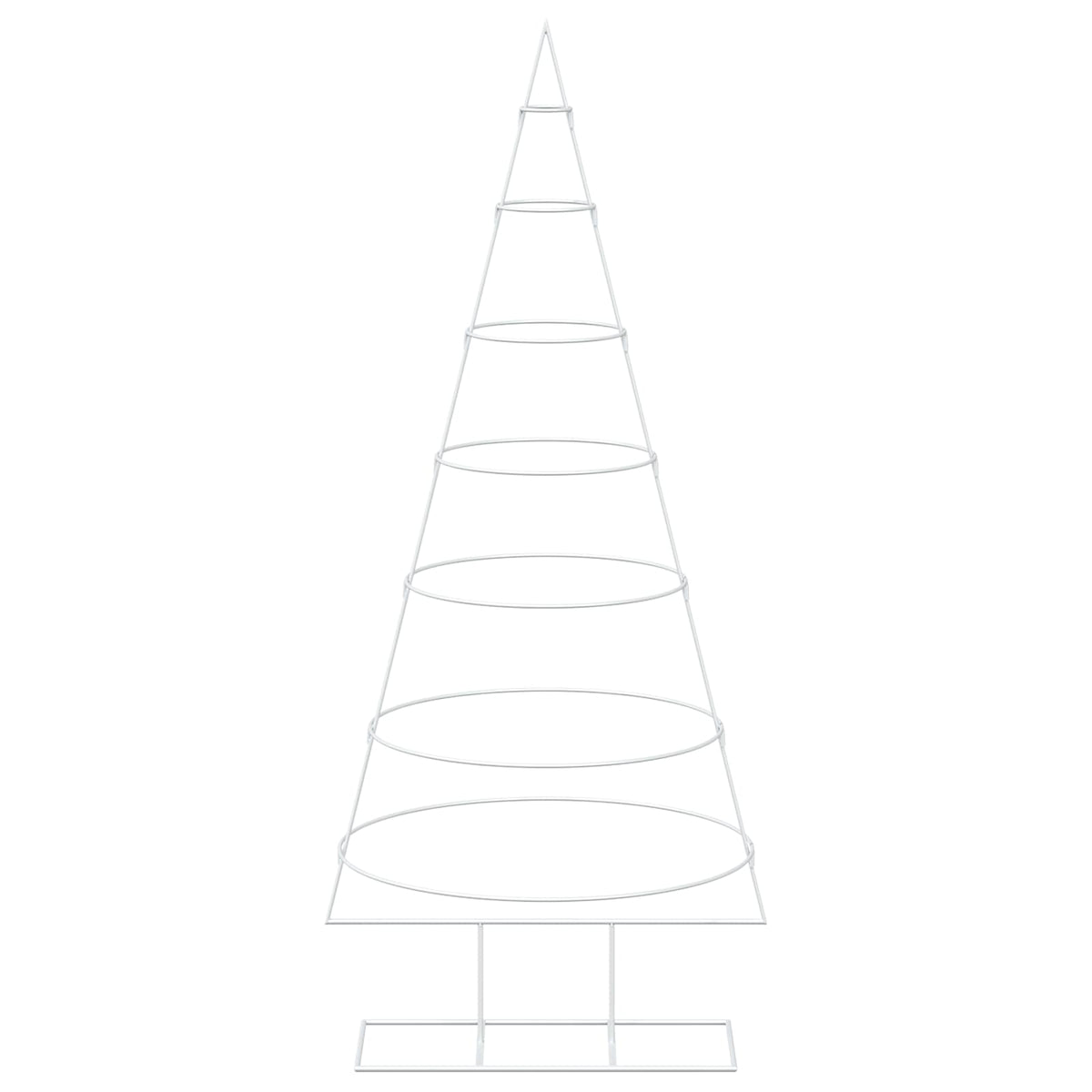Metalen kerstboom met standaard KUOPIO 180 cm Staal Wit