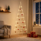 Metalen kerstboom 210 cm wit