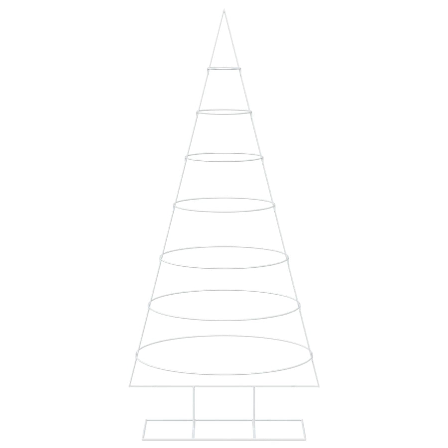 Metalen kerstboom met standaard KUOPIO 210 cm Staal Wit