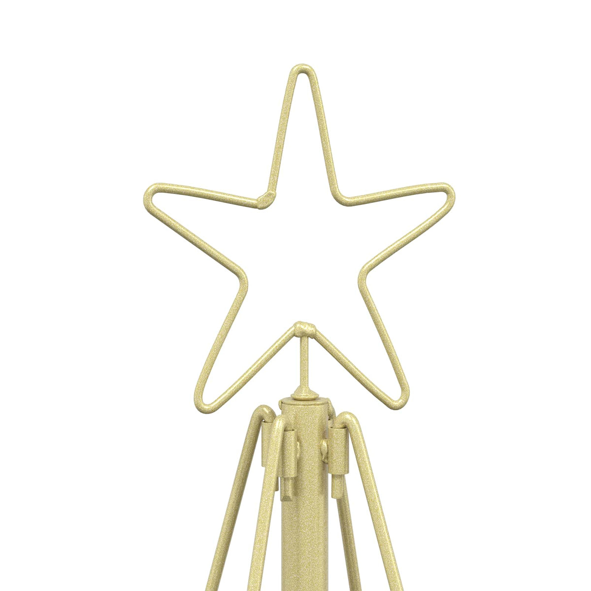 Kerst Cone Boom KUOPIO 60 cm Staal Goud