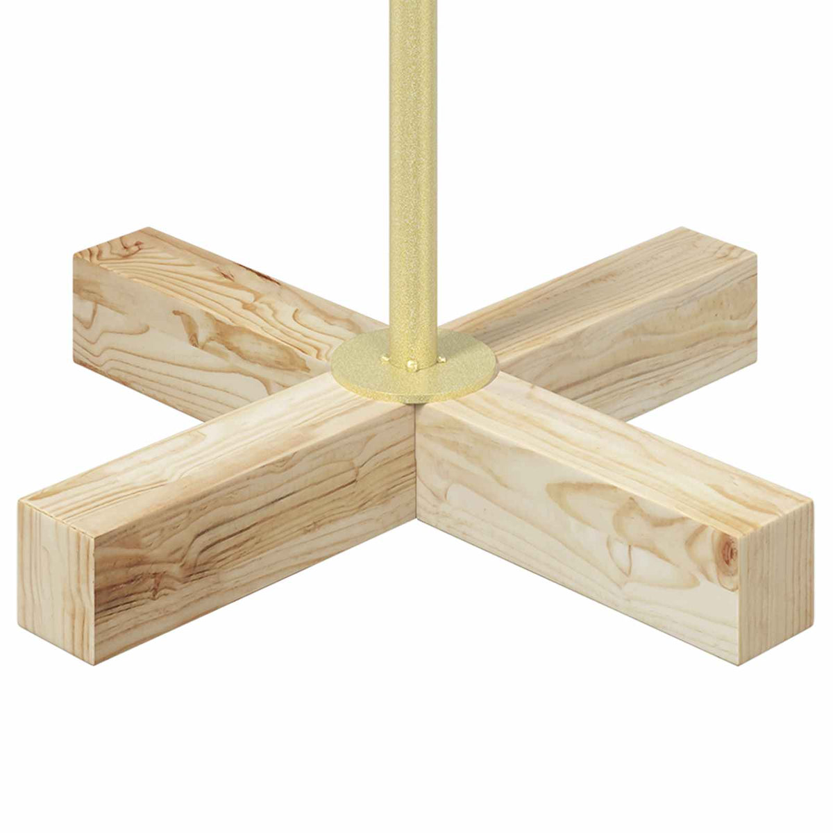 Kerst Cone Boom KUOPIO 60 cm Staal Goud