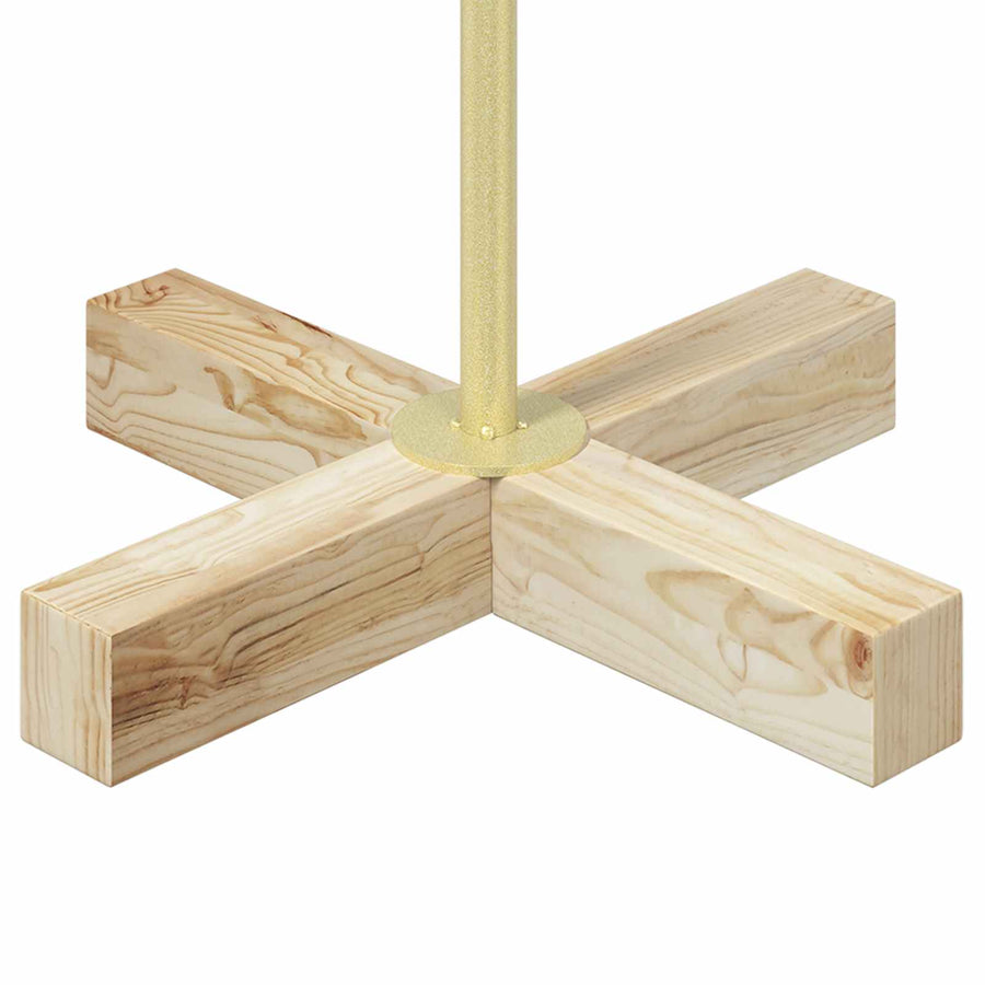 Kerst Cone Boom KUOPIO 60 cm Staal Goud