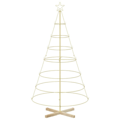 Kerst Cone Boom KUOPIO 180 cm Staal Goud