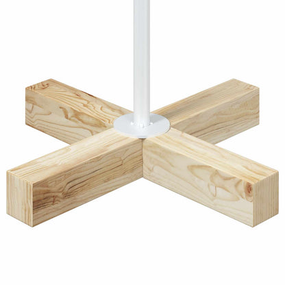 Kerst Cone Boom KUOPIO 60 cm Staal Wit