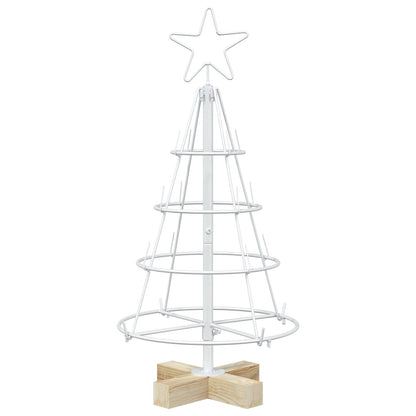 Kerst Cone Boom KUOPIO 60 cm Staal Wit