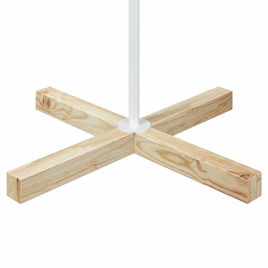 Kerst Cone Boom KUOPIO 180 cm Staal Wit