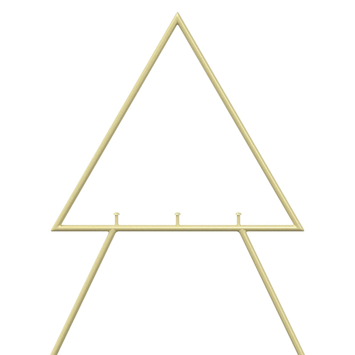Metalen kerstboom met standaard KUOPIO 125 cm Staal Goud
