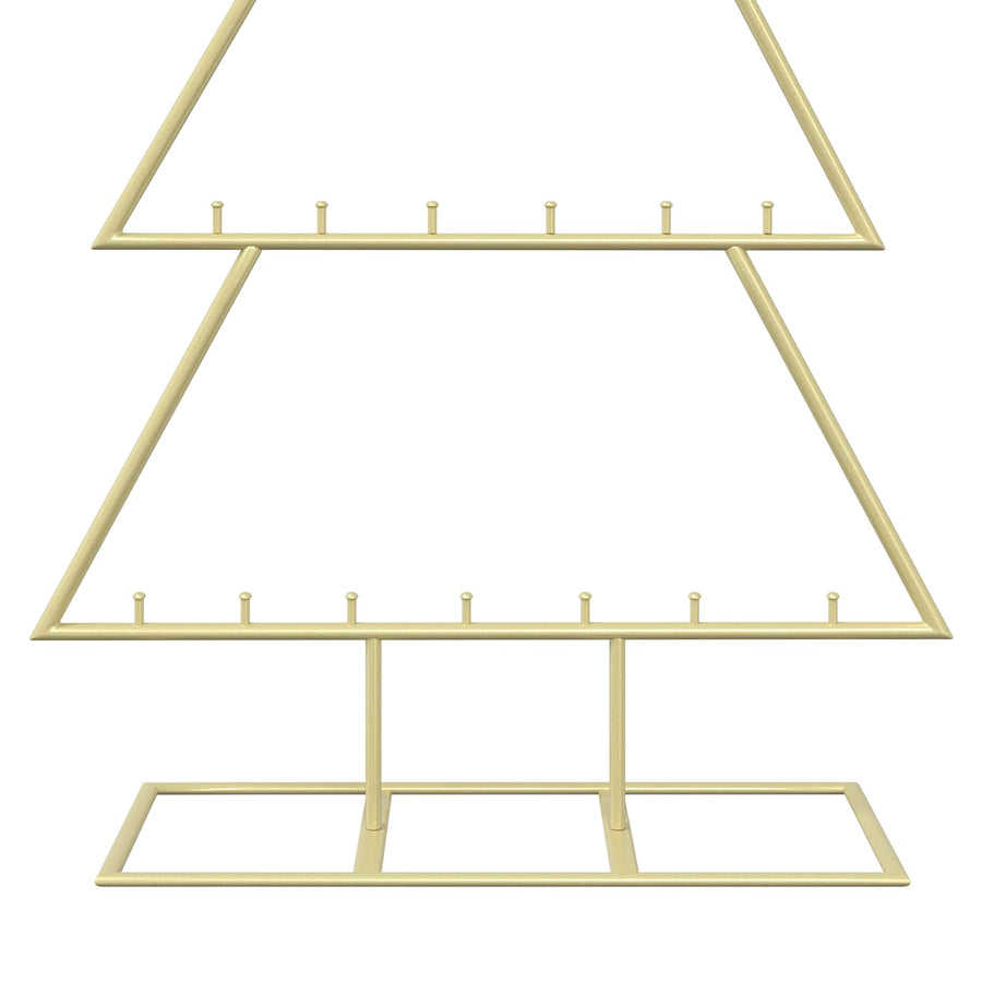 Metalen kerstboom met standaard KUOPIO 125 cm Staal Goud