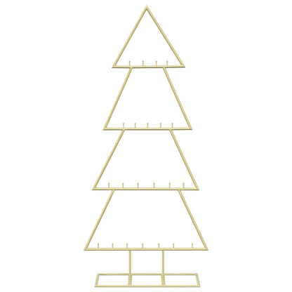 Metalen kerstboom met standaard KUOPIO 125 cm Staal Goud