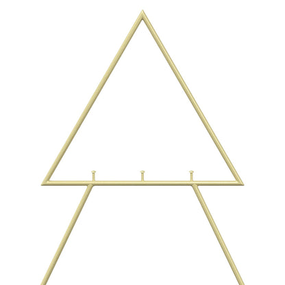 Metalen kerstboom met standaard KUOPIO 150 cm Staal Goud
