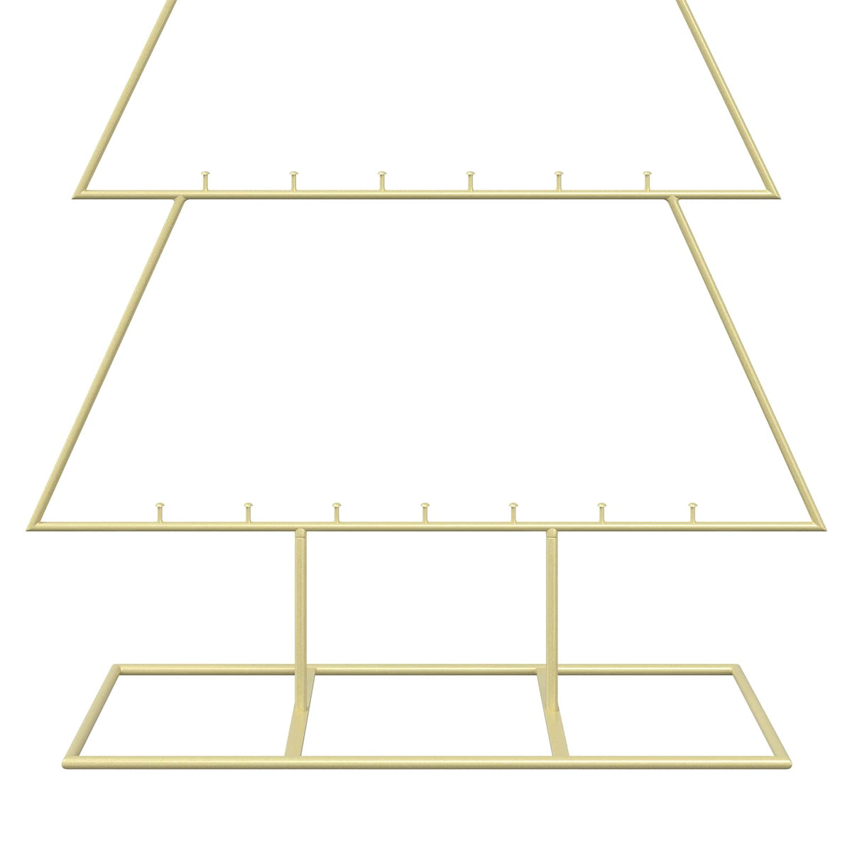 Metalen kerstboom met standaard KUOPIO 150 cm Staal Goud