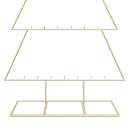 Metalen kerstboom met standaard KUOPIO 150 cm Staal Goud