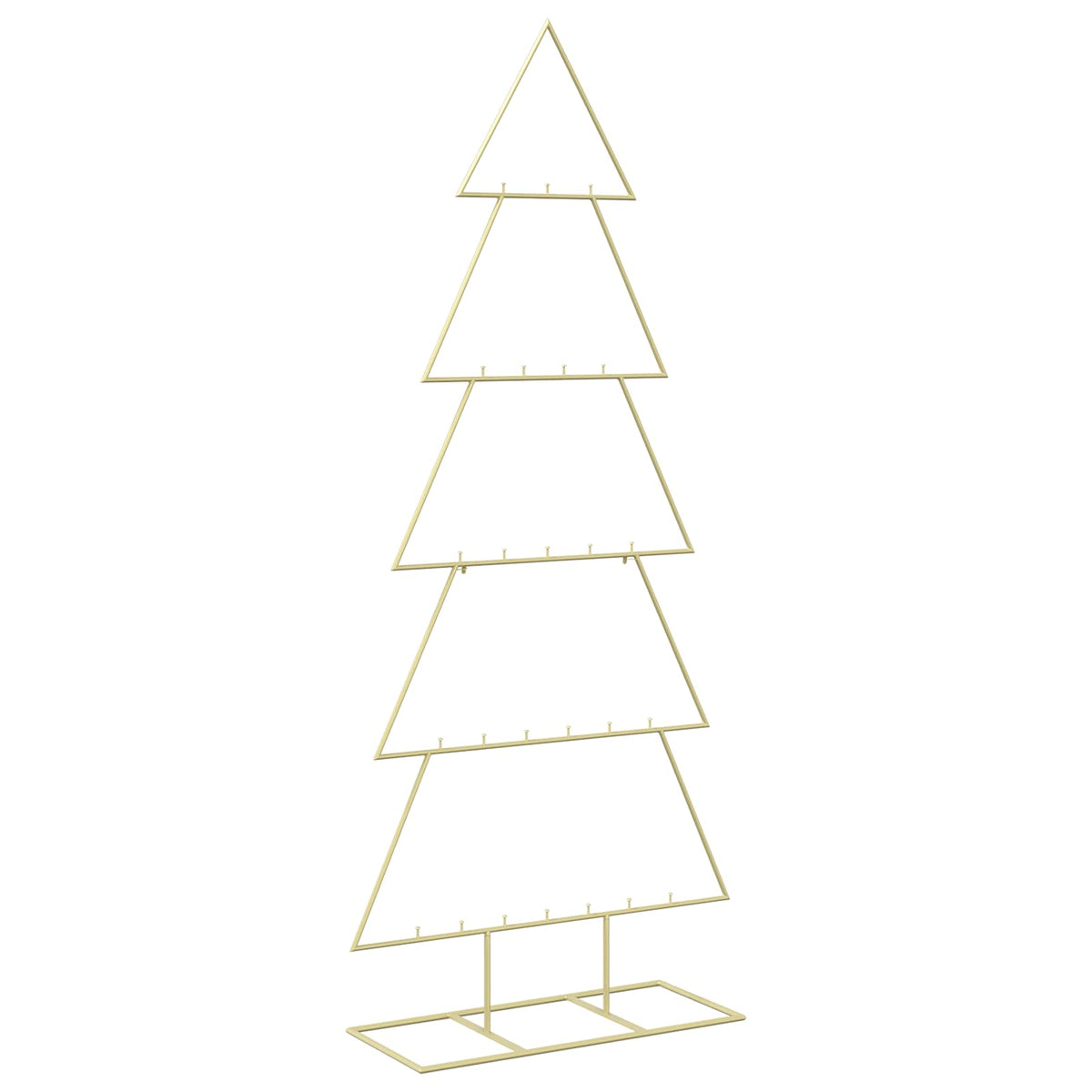 Metalen kerstboom met standaard KUOPIO 150 cm Staal Goud