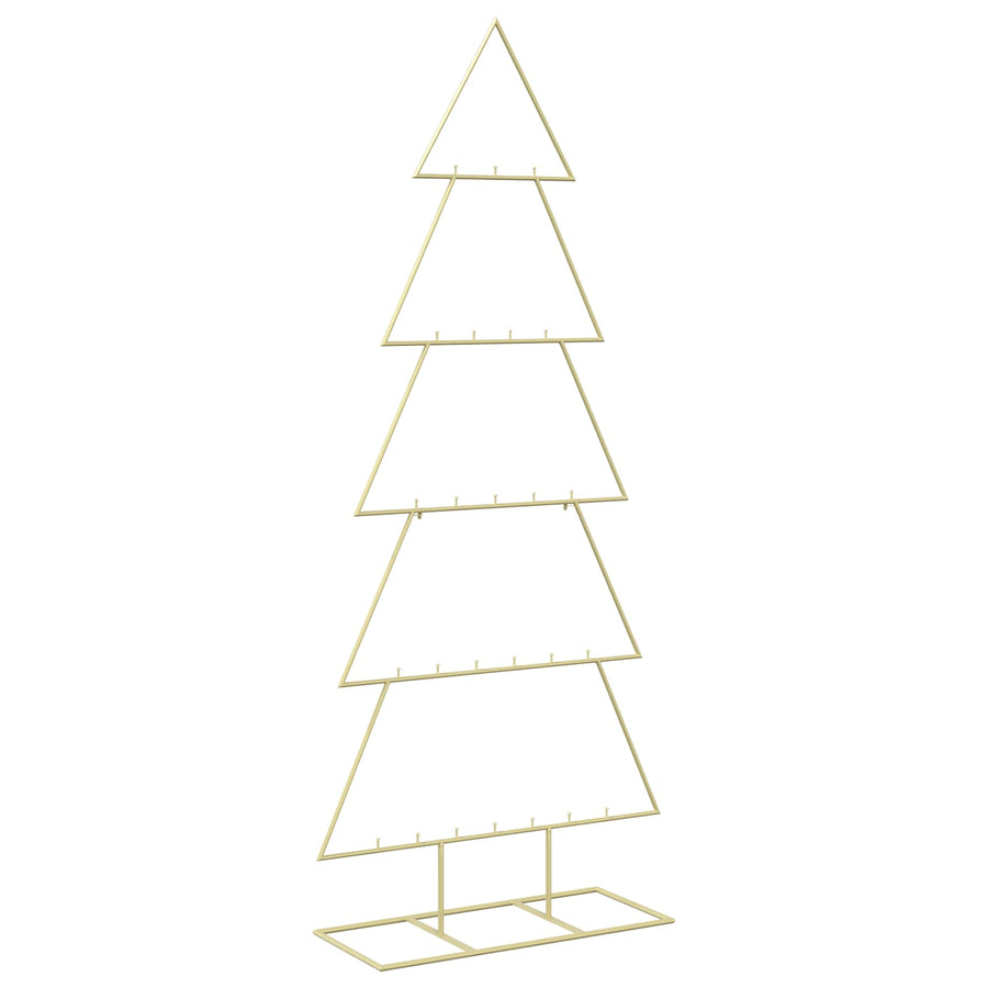 Metalen kerstboom met standaard KUOPIO 150 cm Staal Goud