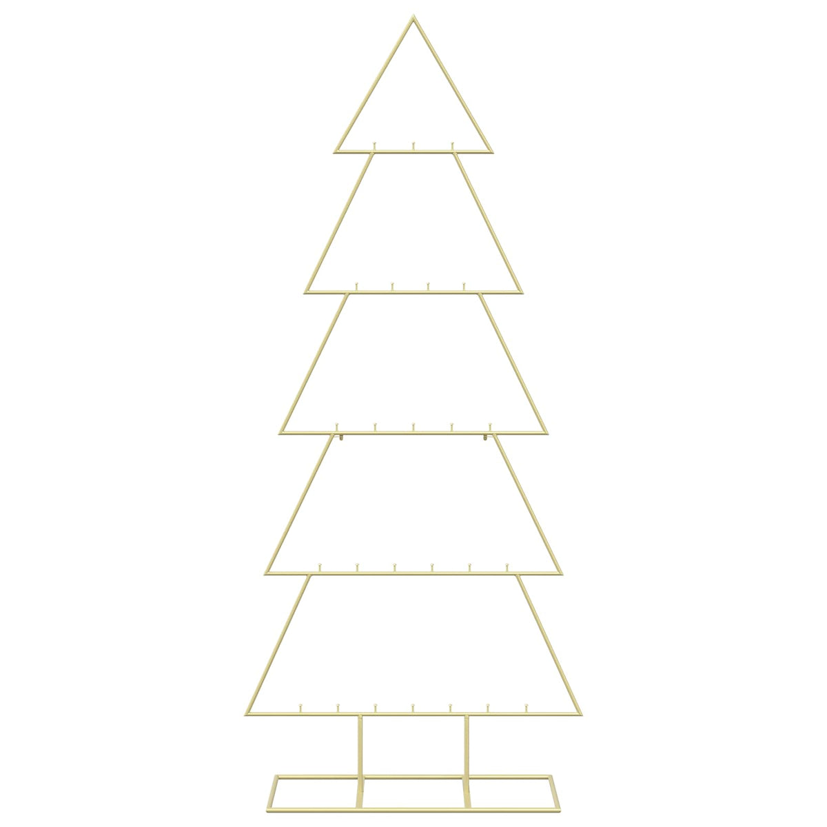 Metalen kerstboom met standaard KUOPIO 150 cm Staal Goud