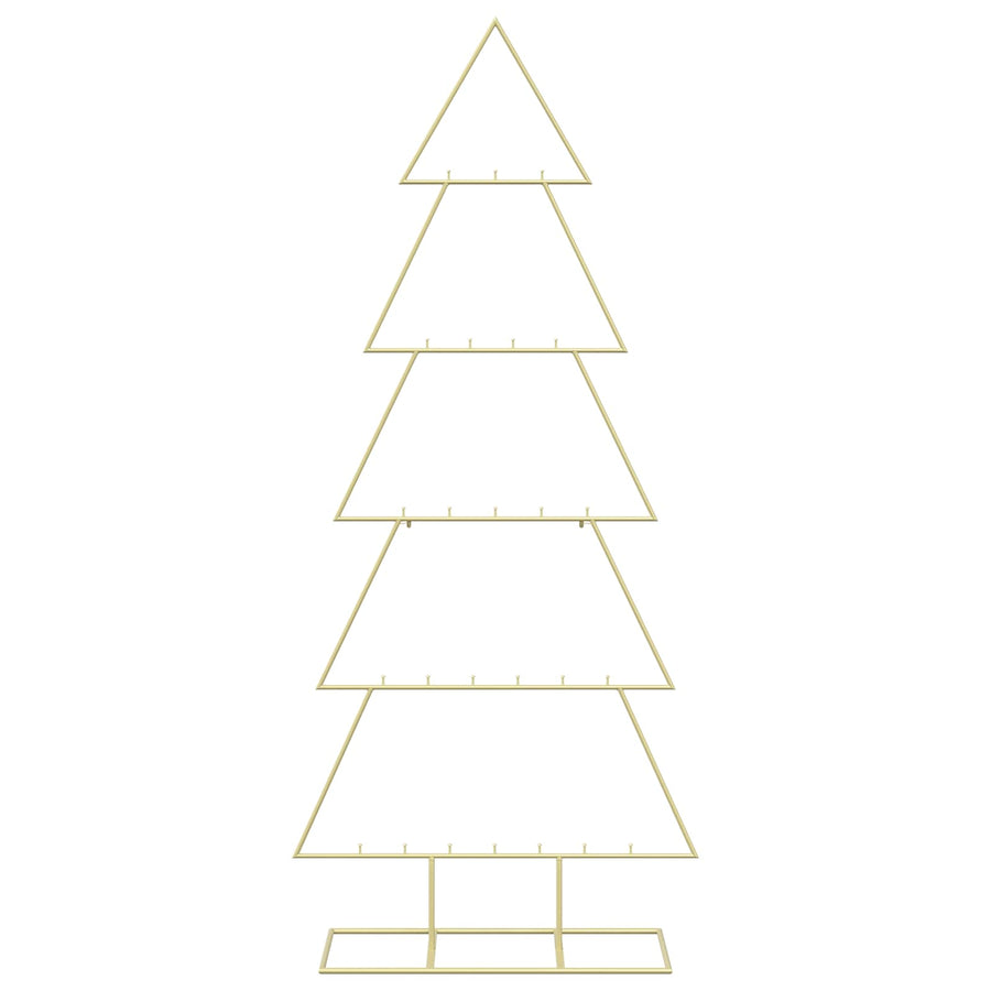 Metalen kerstboom met standaard KUOPIO 150 cm Staal Goud