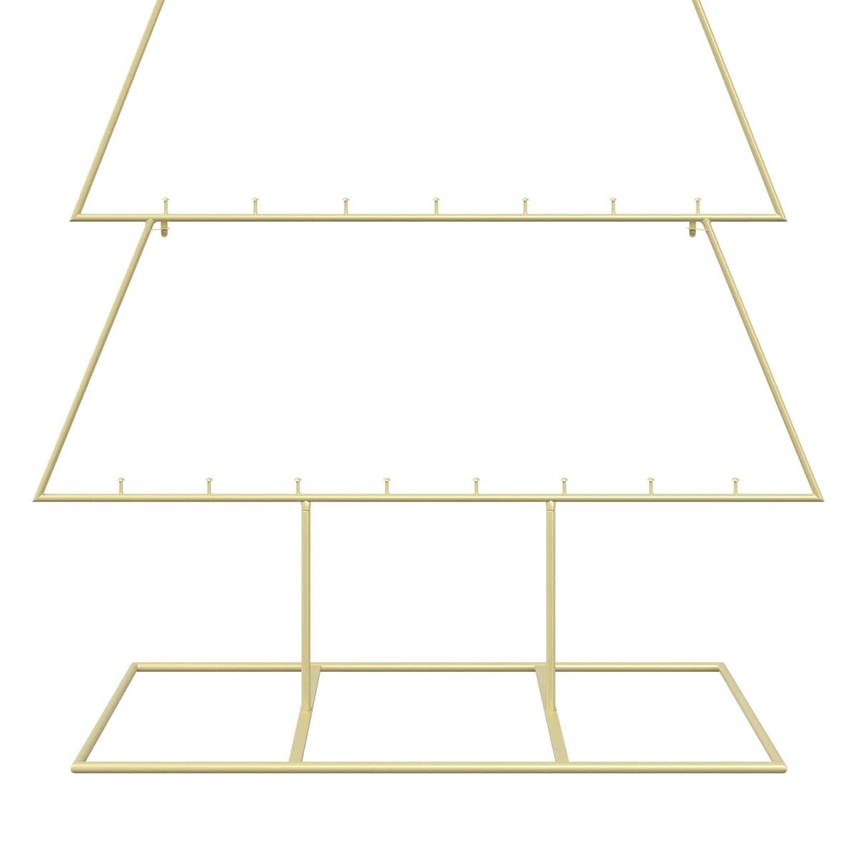 Metalen kerstboom met standaard KUOPIO 180 cm Staal Goud